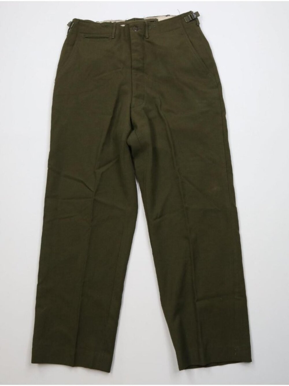 Vtg 50s Korean War Mens Medium Regular Wool M1951 Wide Leg Field Trousers USA